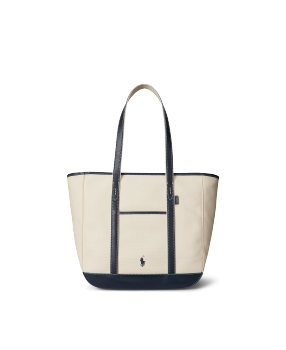 Polo Play Canvas Tote in Blue | Ralph Lauren® HK