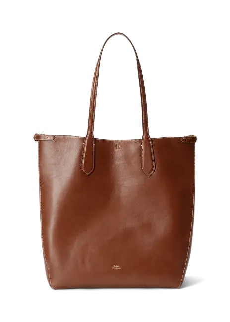 Ralph Lauren Bellport Leather North-South Tote