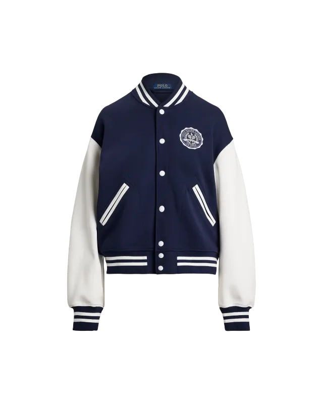 新タグ⭐︎美品⭐︎RA LPH LAUREN  150  ボアジャケット  M LUXE/R (ラグジュ) ロゴ ワッペン 中綿 アウター ブルゾン