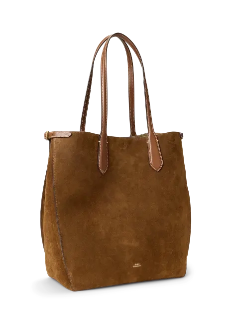 Ralph Lauren Bellport Suede North-South Tote
