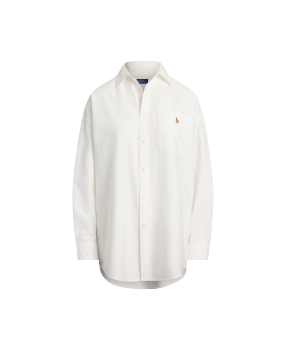 Ralph Lauren BIGSHIRT ホワイト POLO RALPH LAUREN『ビッグフィット オックスフォードシャツ