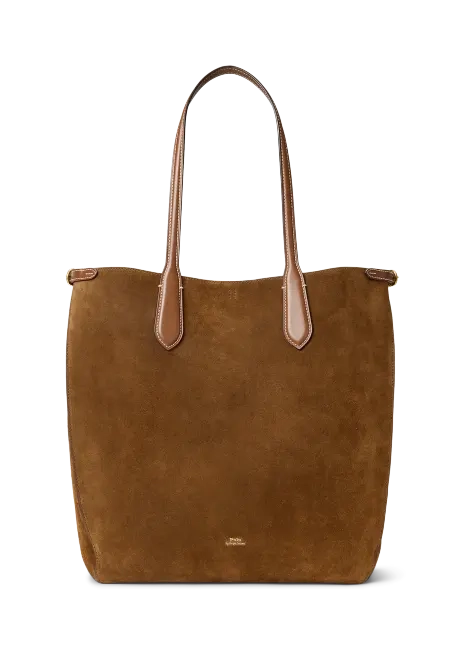 Ralph Lauren Bellport Suede North-South Tote
