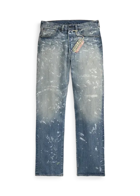 Ralph Lauren Straight Fit Fenimore Distressed Jean