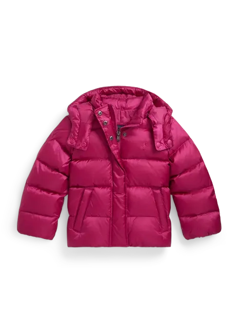 Ralph Lauren Metallic Down Hooded Jacket