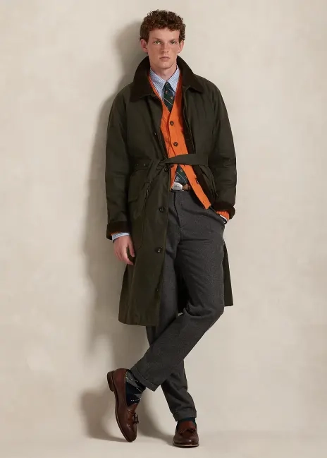 Ralph Lauren The Iconic Oilcloth Belted Coat
