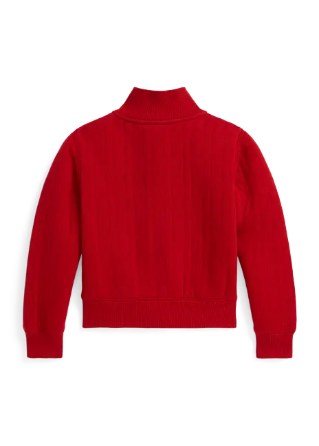 Ralph Lauren Quilted Cable-Motif Jacket