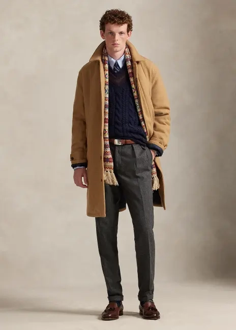 Ralph Lauren The Langdon Wool Walking Coat