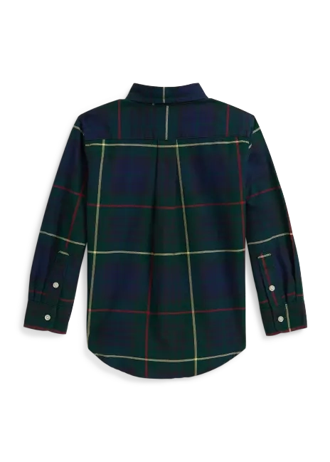 Ralph Lauren Polo Bear Plaid Oxford Shirt