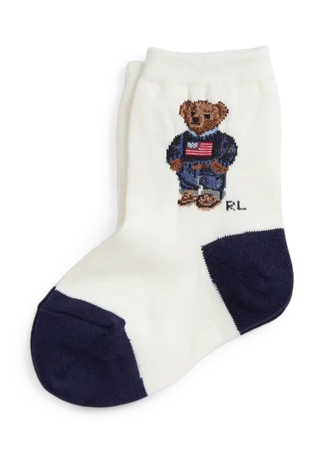 Ralph Lauren Polo Bear Crew Sock