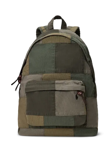 Ralph Lauren Patchwork Canvas Backpack