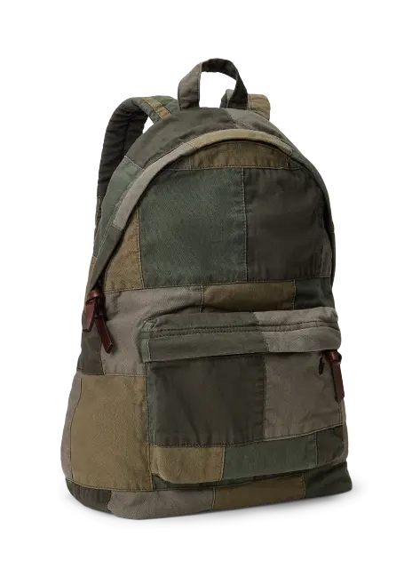 Ralph Lauren Patchwork Canvas Backpack