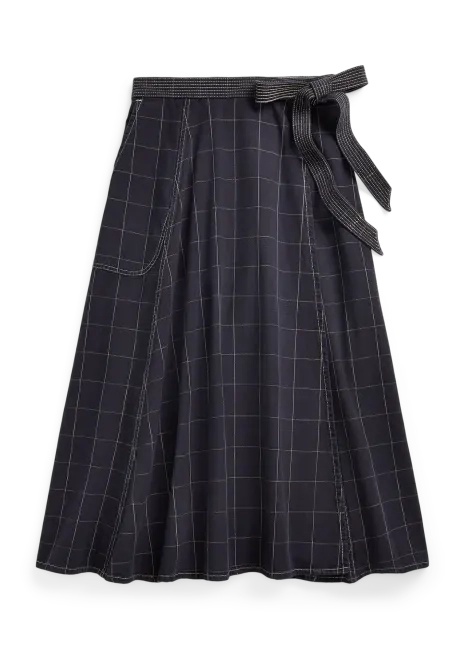 Ralph Lauren Ladies Woven Denim Skirt