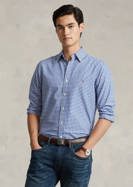 Ralph Lauren Classic Fit Gingham Oxford Shirt