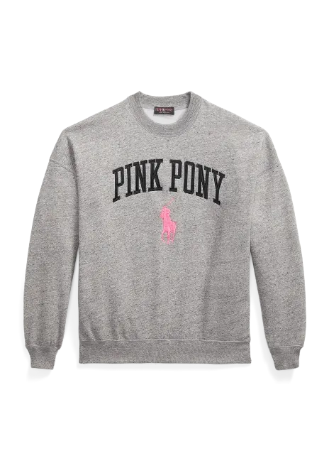 Ralph Lauren Pink Pony Fleece Crewneck
