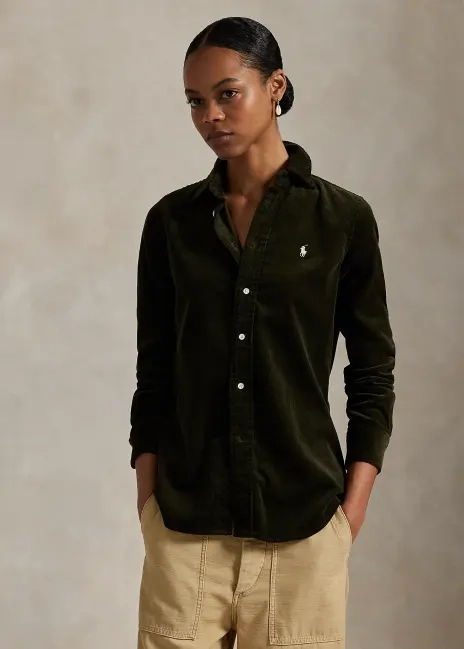 Ralph Lauren Stretch Slim Fit Cotton Corduroy Shirt