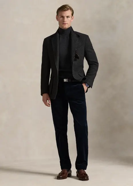 Ralph Lauren Straight Fit Stretch Corduroy Pant