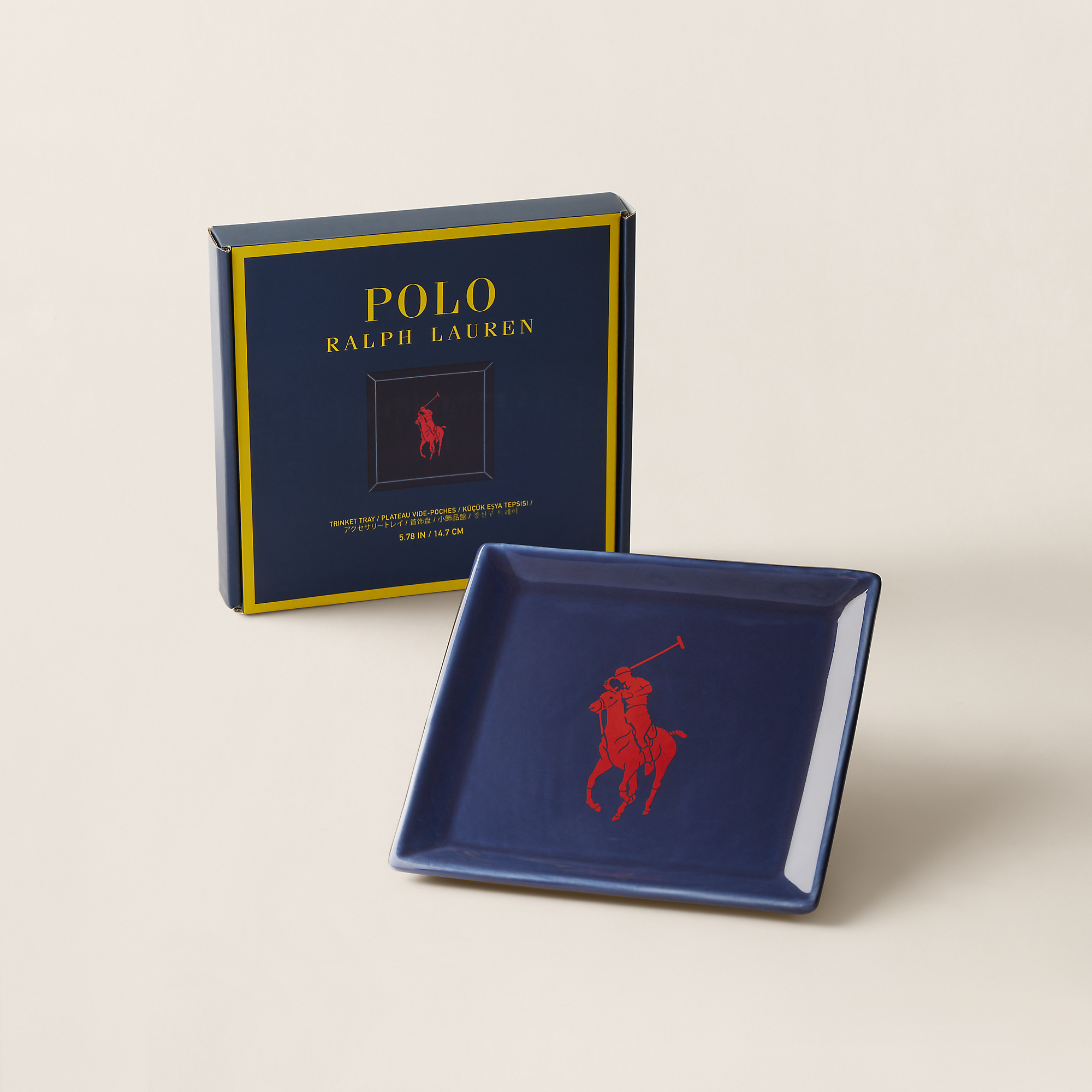 Polo Icon Trinket Tray in Navy | Ralph Lauren® HK