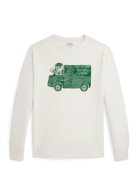Ralph Lauren Ralph’s Coffee Polo Bear Long-Sleeve Tee