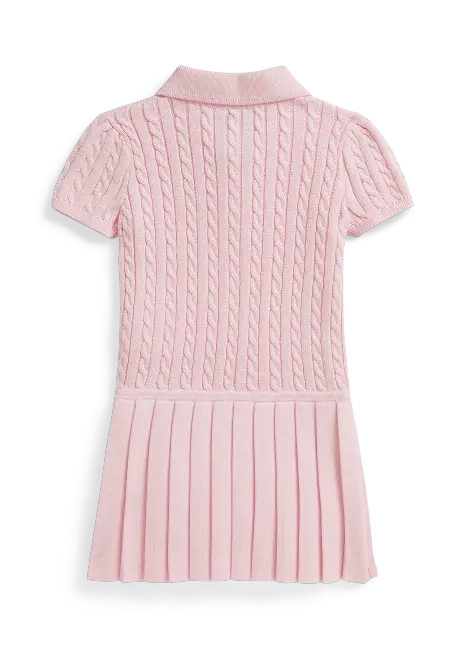 Ralph Lauren Mini-Cable Polo Sweater Dress