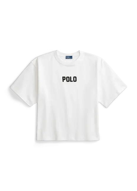 Ralph Lauren Logo Cotton Jersey Crewneck Tee