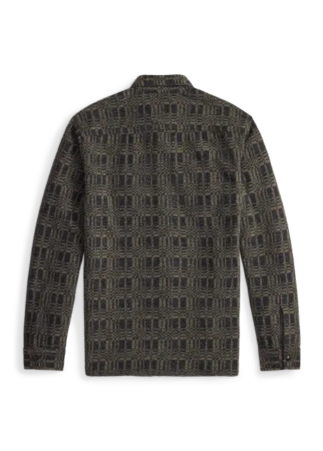 Ralph Lauren Jacquard-Knit Wool-Blend Workshirt
