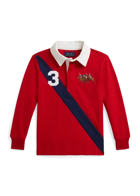 Ralph Lauren Triple-Pony Cotton Rugby Shirt