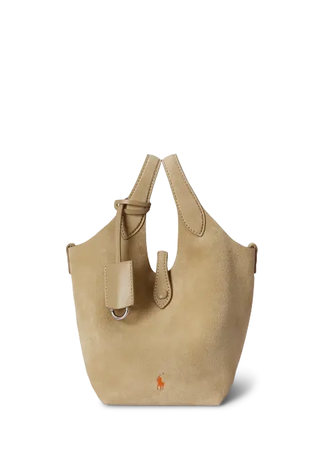 Ralph Lauren Polo Play Suede Small Tote & Crossbody