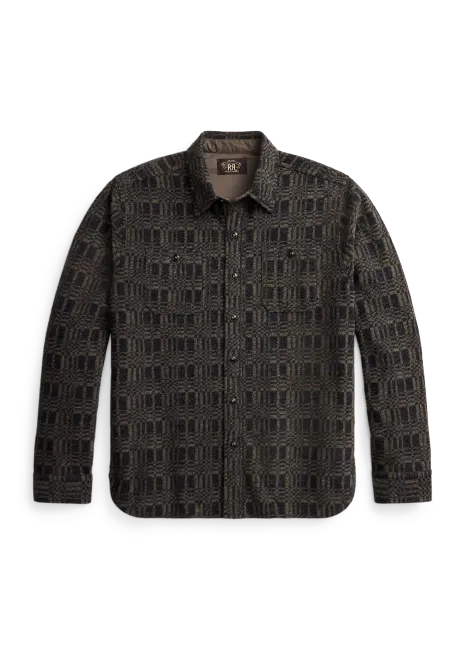 Ralph Lauren Jacquard-Knit Wool-Blend Workshirt