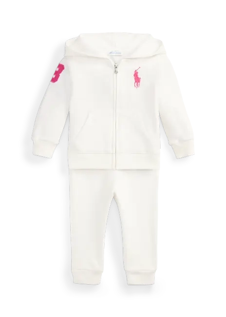 Ralph Lauren Big Pony Fleece Zip Hoodie & Pant Set