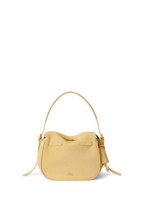 Ralph Lauren Polo ID Suede Mini Satchel
