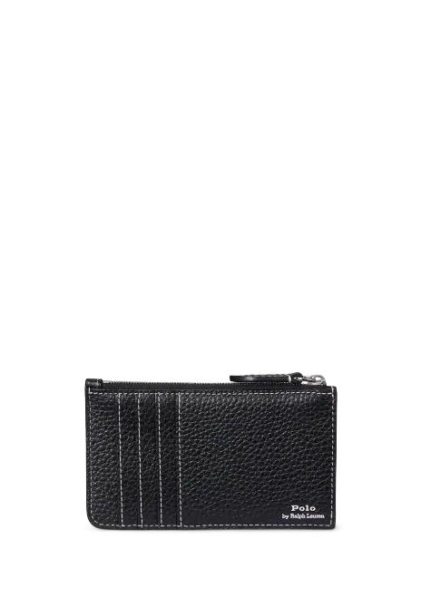 Ralph Lauren Polo Play Leather Zip Card Case