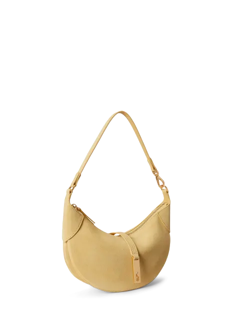 Ralph Lauren Polo ID Suede Mini Shoulder Bag
