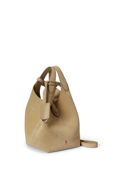Ralph Lauren Polo Play Suede Small Tote & Crossbody