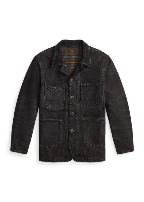 Ralph Lauren Corduroy-Collar Denim Jacket