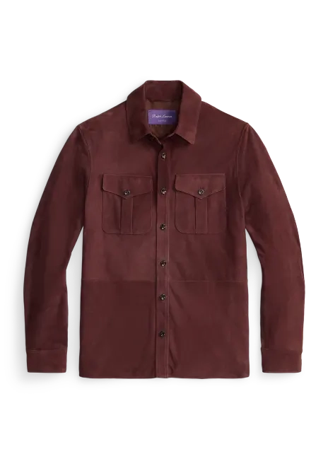 Ralph Lauren Suede Overshirt