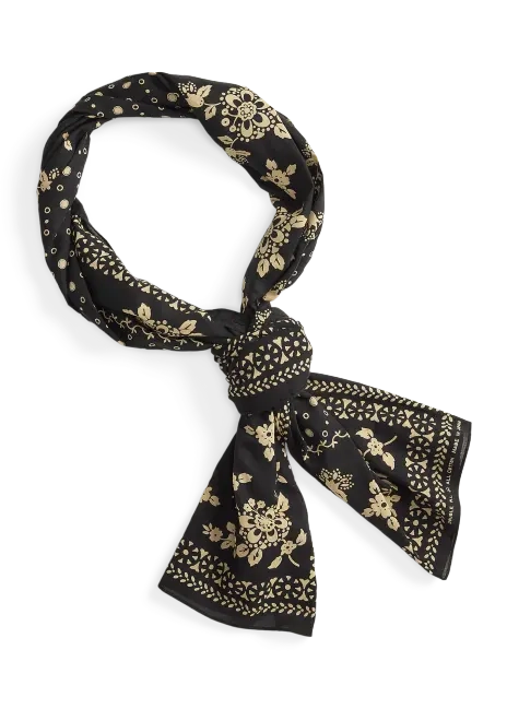 Ralph Lauren Floral-Print Cotton Scarf
