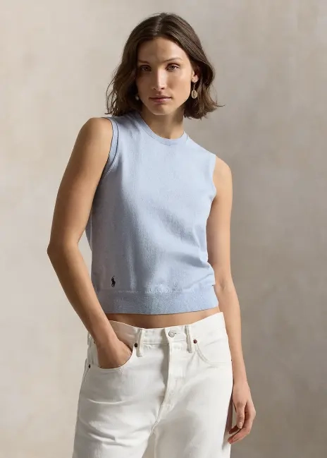 Ralph Lauren Sleeveless Crewneck Sweater