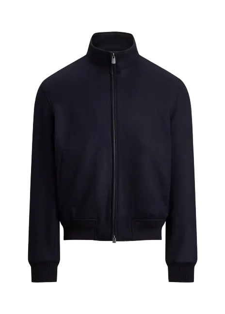 Ralph Lauren Felton Cashmere-Blend Flight Jacket