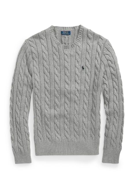 Ralph Lauren Cable-Knit Cotton Sweater