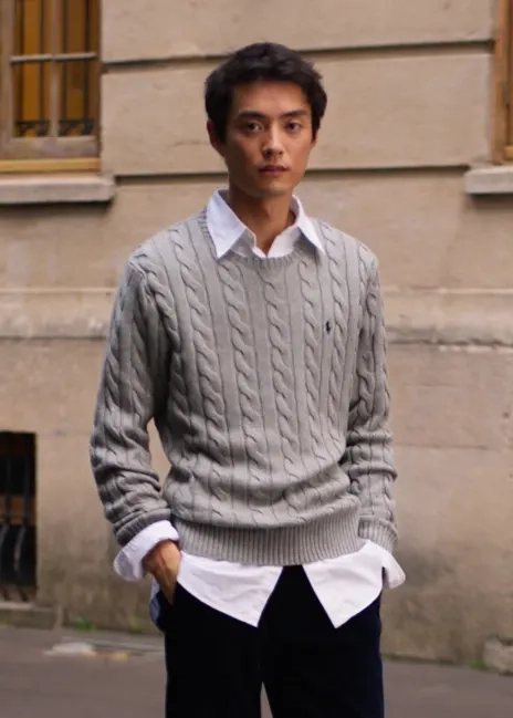 Ralph Lauren Cable-Knit Cotton Sweater