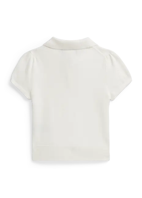 Ralph Lauren Cotton Short-Sleeve Polo Sweater