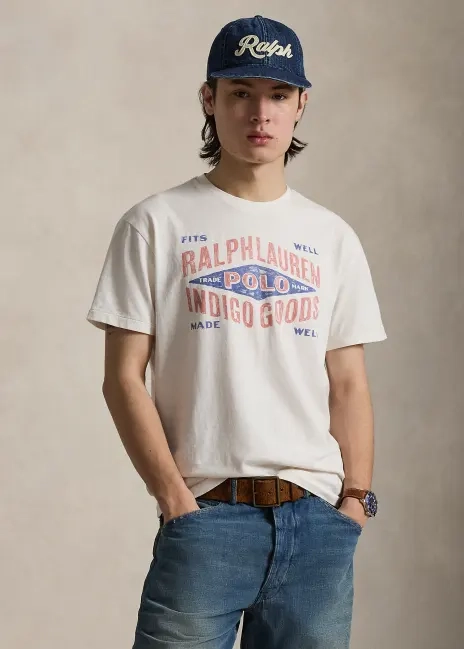 Ralph Lauren Classic Fit Jersey Graphic T-Shirt