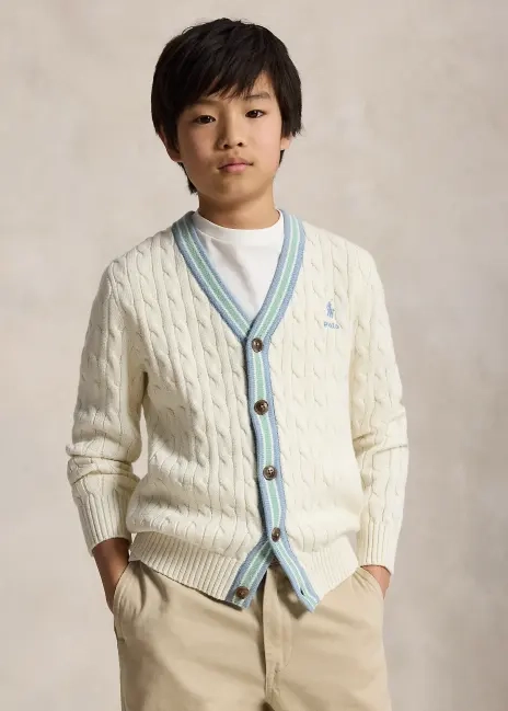 Ralph Lauren Cotton Cricket Cardigan