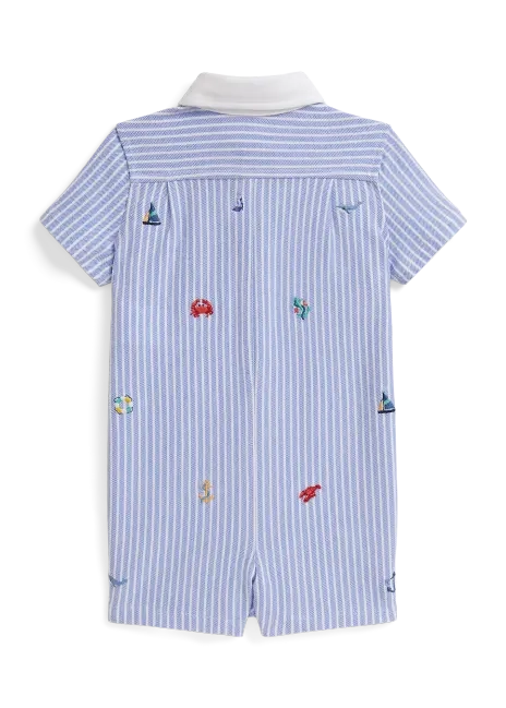 Ralph Lauren Knit Cotton Oxford Shortall
