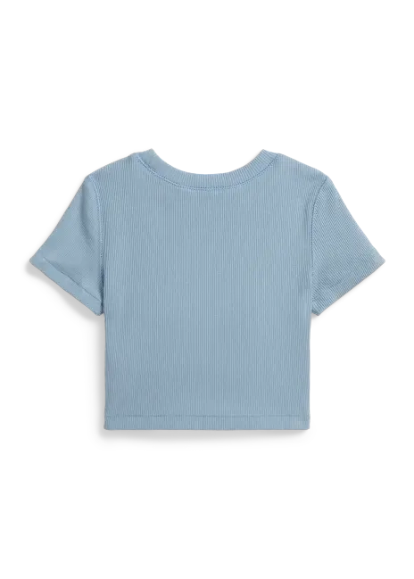 Ralph Lauren Ribbed Boxy Tee