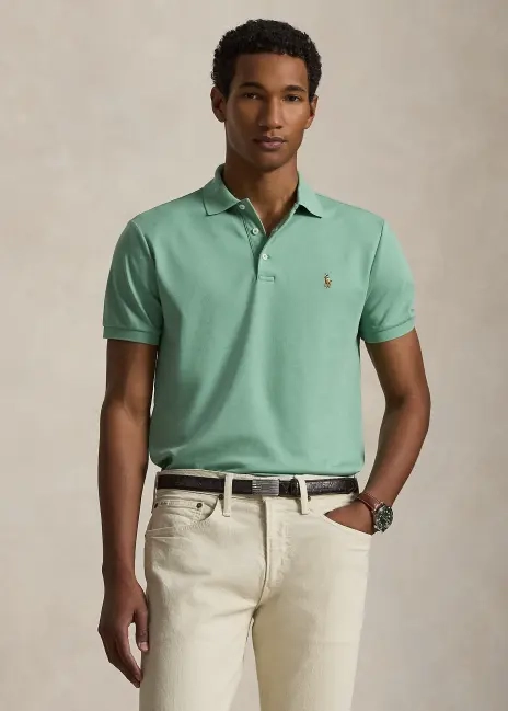 Ralph Lauren Custom Slim Fit Soft Cotton Polo Shirt