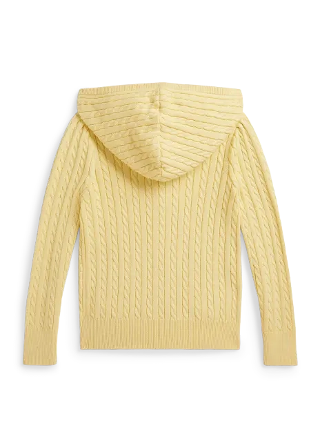 Ralph Lauren Mini-Cable Cotton Full-Zip Hoodie