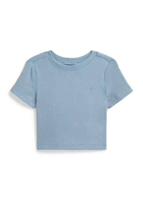 Ralph Lauren Ribbed Boxy Tee