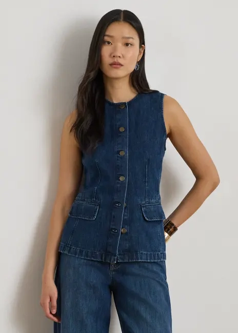 Ralph Lauren Denim Sleeveless Shirt