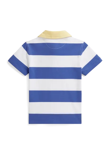 Ralph Lauren Striped Cotton Short-Sleeve Rugby Shirt